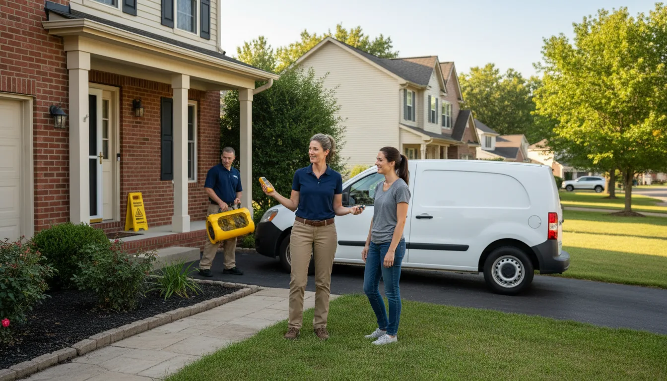 Water restoration image for Fire And Smoke Damage Restoration in Jackson, OH